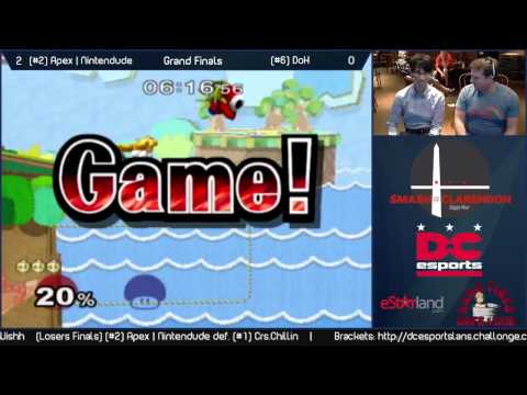 Smash @ Clarendon (10/24/2014) GF - (#2) Apex | Nintendude vs. (#6) DoH