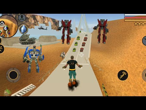 Vegas Crime Simulator (Terrible Battle Over The Water Bridge) Vegas Hero Fight - Android Gameplay HD