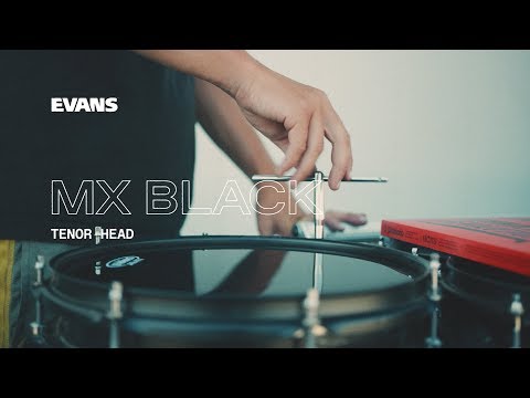 Evans MX Black Tenor Head