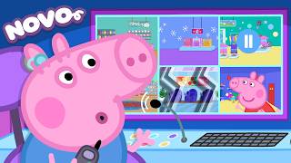 Peppa Pig Português Brasil 📺 George se PERDE e procura a Peppa! 👮 NOVO Contos da Peppa Pig