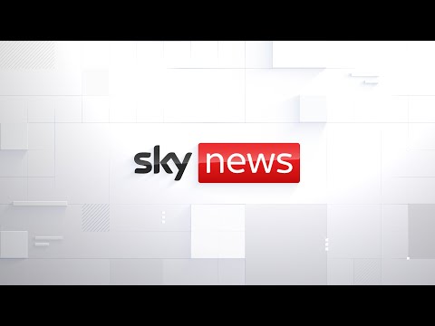 Capture d'écran du flux en direct de la chaîne de télévision en ligne Sky News