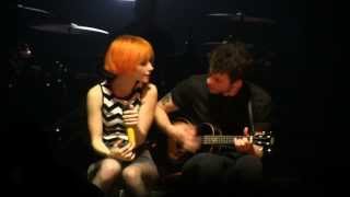 Paramore in Bethlehem- &quot;Interlude: Moving On&quot; Live (1080p HD) on Nov. 11, 2013