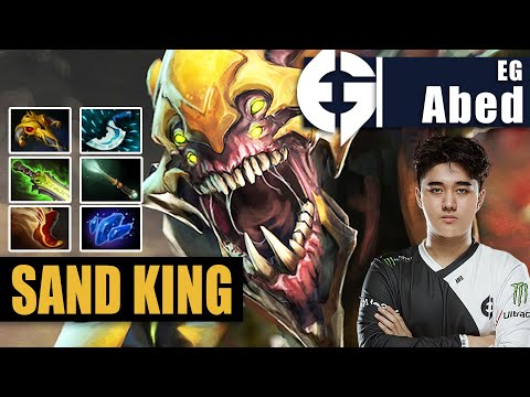 Sand King Mid | EG.Abed | TOTALLY INSANE SAND KING E-BLADE BUILD 16 KILLS | 7.31b Gameplay Highlight