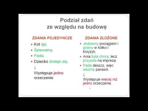 23. Zdanie a równoważnik zdania