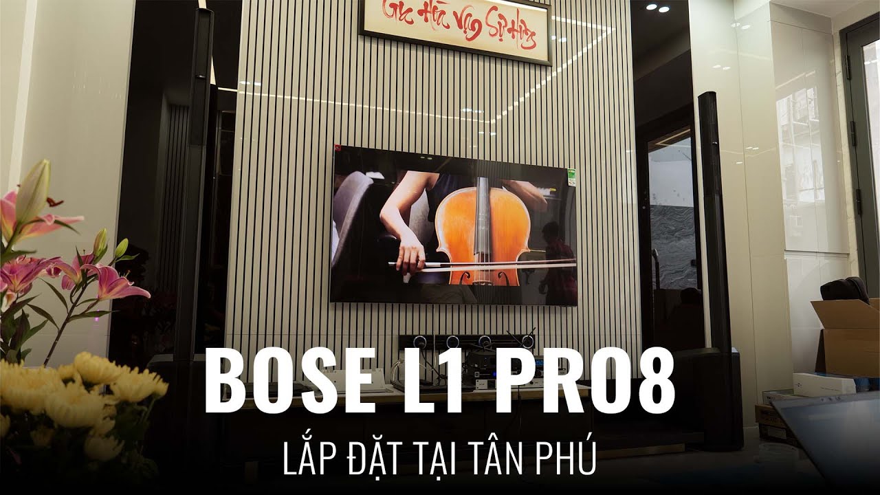 Dàn Karaoke Bose L1 PRO8 Cao Cấp & ToneMatch T4S - Video