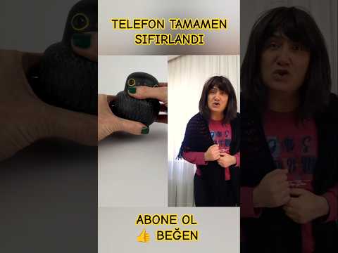 telefon tamamen sıfırlandı 😲 #comedy