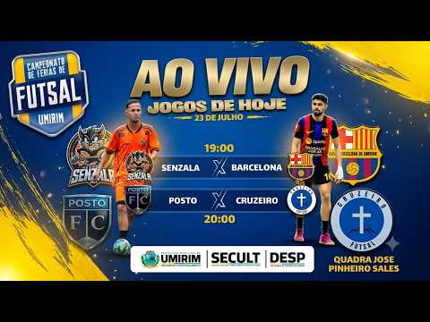FUTSAL AO VIVO CAMPEONATO DE FERIAS EM UMIRIM 2026.2 JOGOS DO DIA 23 DE JULHO