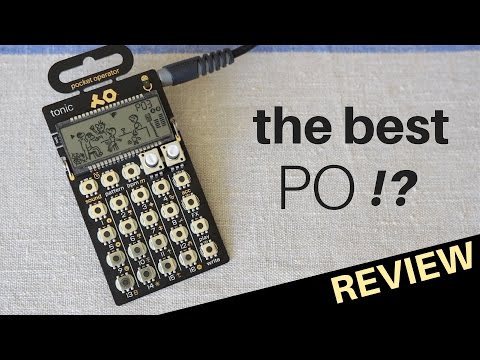 Демонстрация семплера Teenage Engineering PO-32 tonic