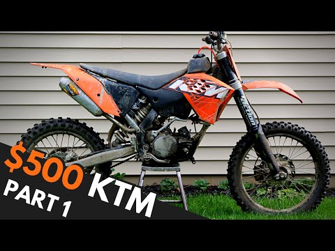 How To Flip Dirt Bikes for Profit / KTM Build Part 1