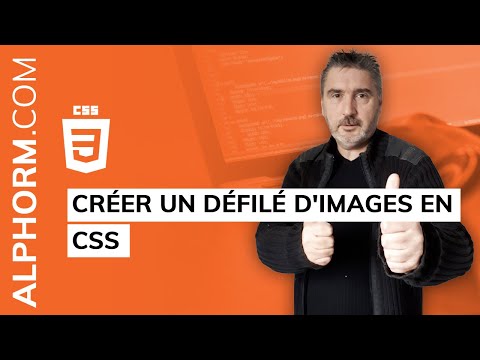 Comment créer un défilé d images en CSS Vidéo Tuto