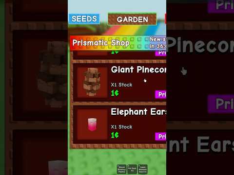 Jandel Added The Prismatic Shop To Grow A Garden #roblox #robloxshorts #growagarden
