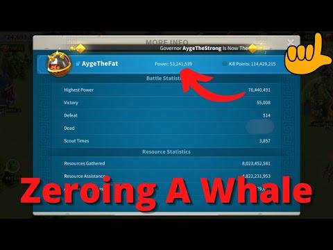Zeroing a Whale in Home Kingdom