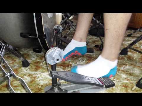 Double bass! Heel-toe technique