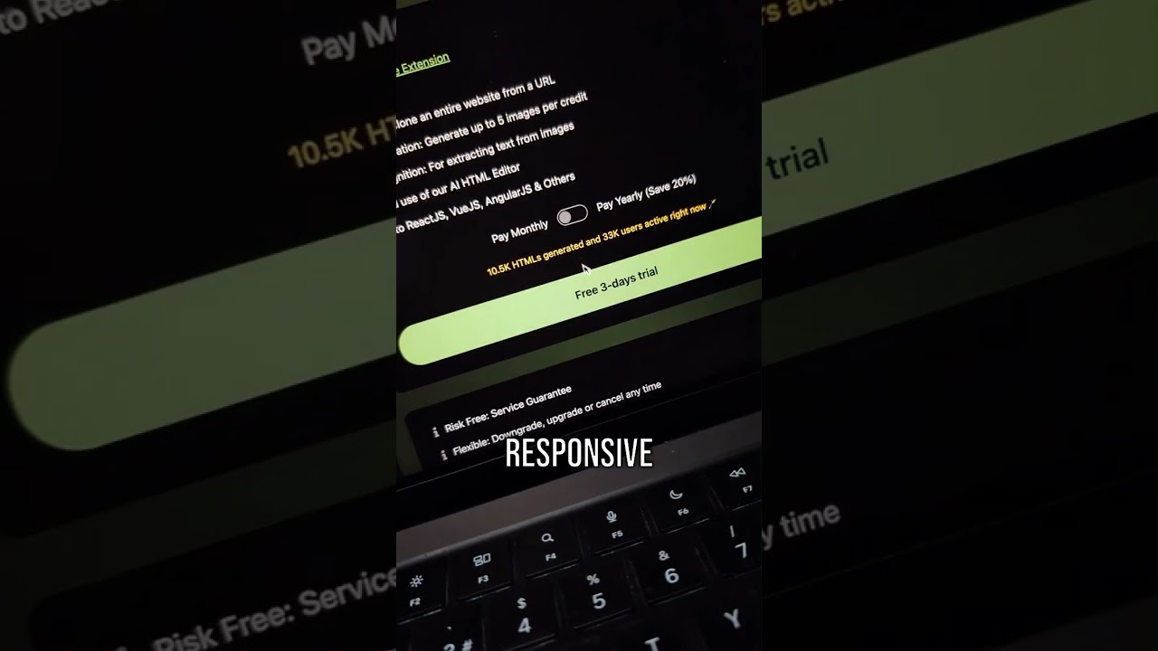 Revolutionize Coding: AI Converts Designs to Responsive HTML Instantly!