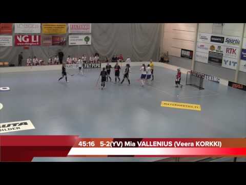 Naisten Liiga: Koovee-M-Team, 10.01.2015, Maalikooste
