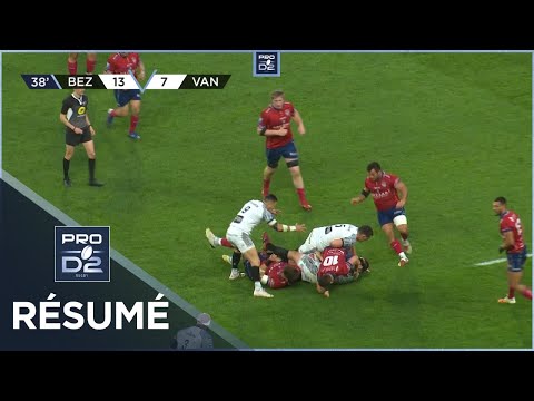 PRO D2 - Résumé AS Béziers Hérault-RC Vannes: 18-40 - J26 - Saison 2022/2023