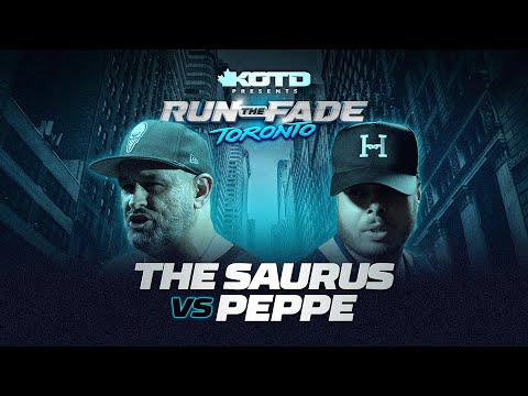 KOTD - THE SAURUS vs PEPPE I #RapBattle (Full Battle)