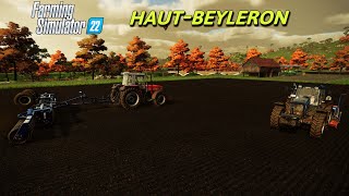 Turning over a field in Farming Simulator 22 | Haut-Beyleron | Episode 4
