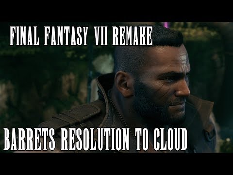 Barret's Resolution to Cloud - Optional Scene | Final Fantasy 7 REMAKE in 4K | SPOILERS