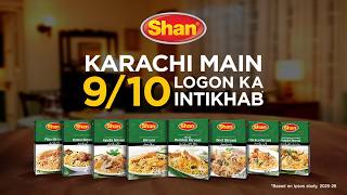 Shan Foods – Karachi Main 9/10 Logon Ka Intikhab – 2026 – Recipe Mixes Ad Campaign