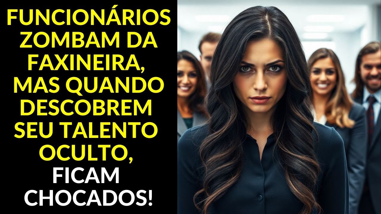 FUNCIONÁRIOS ZOMBAM DA FAXINEIRA, MAS QUANDO DESCOBREM SEU TALENTO OCULTO, FICAM CHOCADOS!