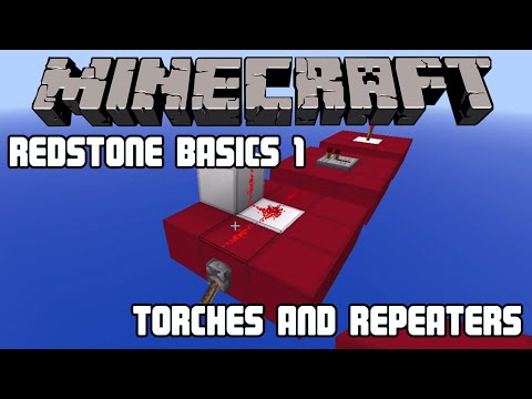 Redstone Basics | 1 | Torches and Repeaters!