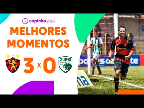 Gols e lances de Sport x Zumbi