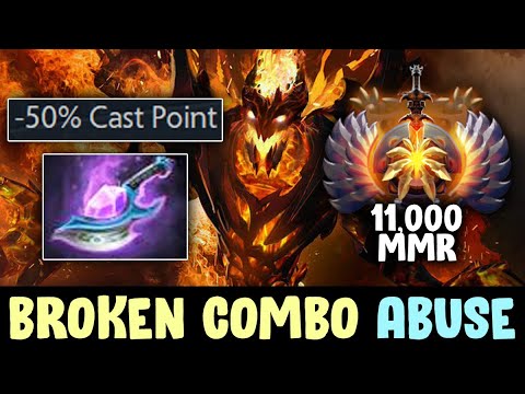 11,000 MMR BROKEN BUILD on Shadow Fiend by EG.Abed
