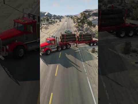 Realistic Highway Car Crashes #438 - BeamNG.Drive