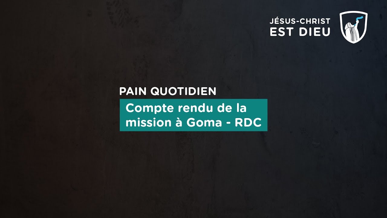 Thumbnail of video: Compte rendu de la mission à Goma - RDC