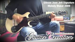 Video thumbnail for Gibson Joan Jett Signature Melody Maker 2009年製【WORN WHITE】w/Original Hard Case 2.98kg by Guitar Creation