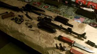 preview picture of video 'New Project: Bulgarian AK74 5.45 x 39 Plum Parts Kit'