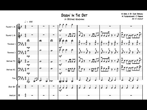 Stefanie Heinzmann - Diggin' in the Dirt for Brass Ensemble