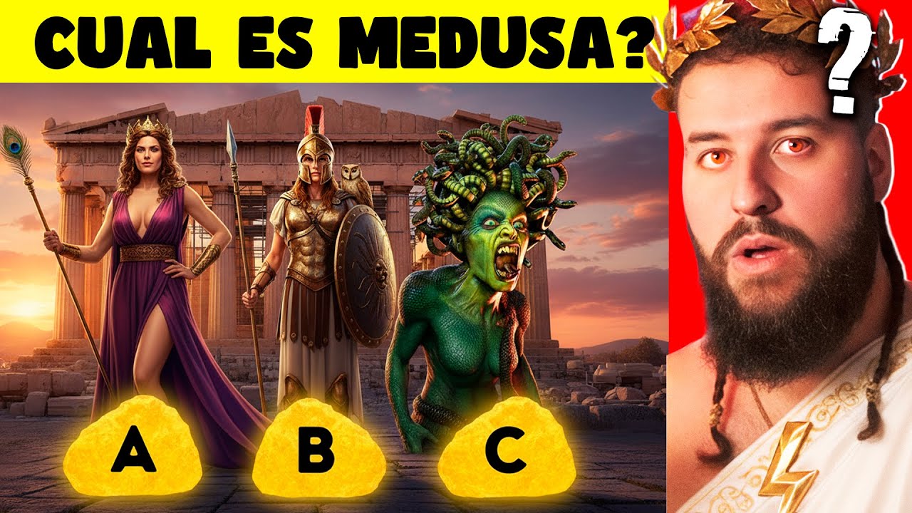 ¿CUÁNTO SABES DE MITOLOGÍA GRIEGA? 🔱 QUIZ RÁPIDO