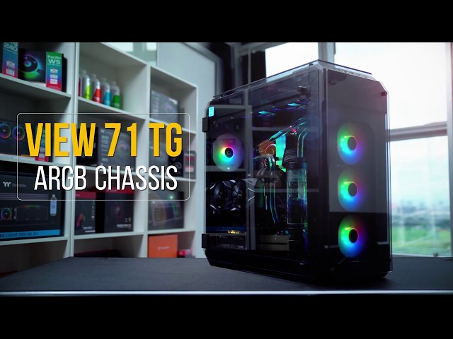 Thermaltake View 71 TG ARGB Gehärtetes Glas USB 3.1 video