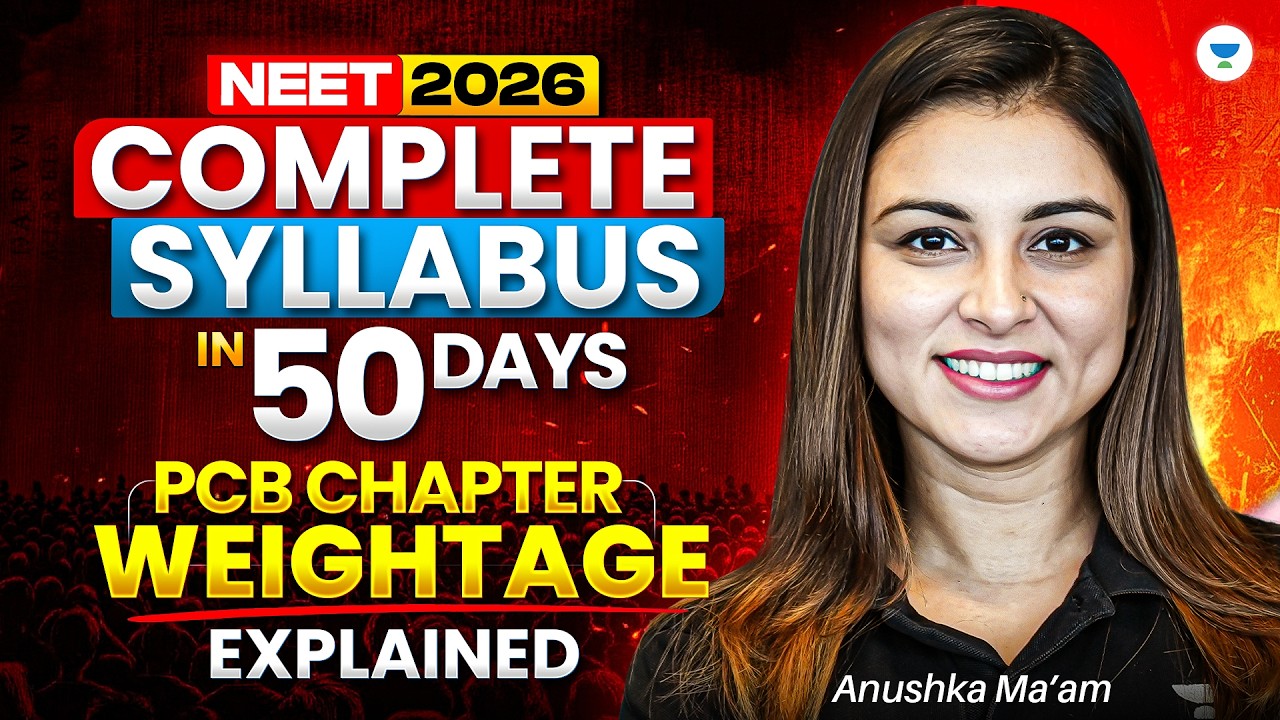 NEET 2026 Revision Strategy | High Weightage Chapters + Smart Study Plan (Physics,Chemistry,Biology)