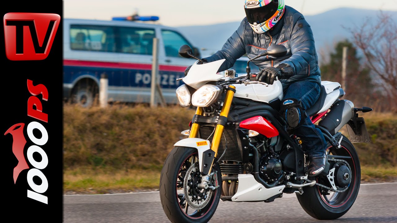 Triumph Speed Triple R 2015  Test, Onboard, vgl. Tuono 1100