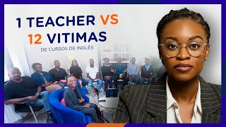 1 TEACHER VS 12 VÍTIMAS DE CURSOS DE INGLÊS | VERSÃO DE ANGOLA