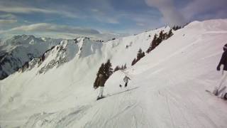 preview picture of video 'Black Ski slope (Schiabfahrt) 3a Walmendinger Horn, Mittelberg, VHoldr Contour'