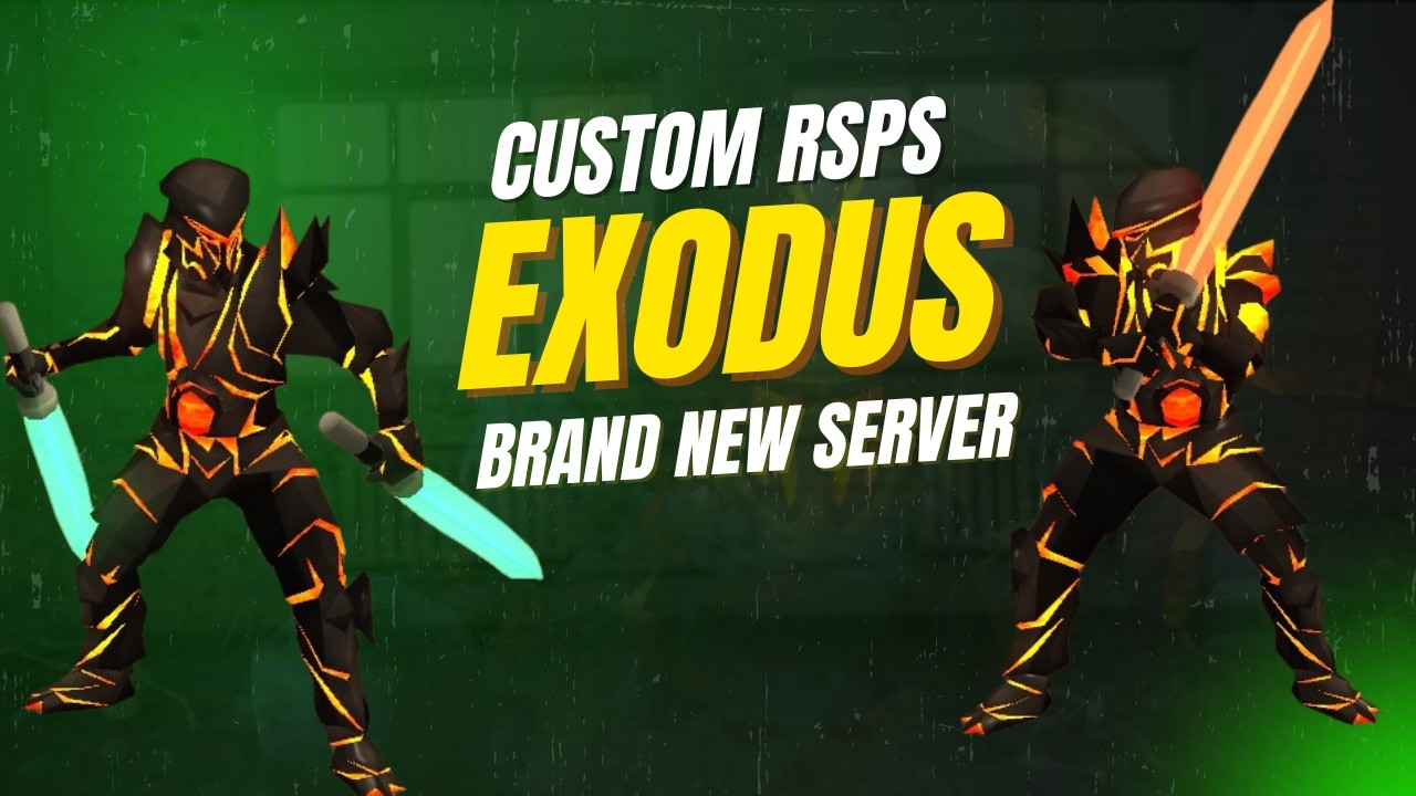 New Rsps *Exodus* Custom 718 | NewRunescape Private Server 2026 | BrandNew Custom 718