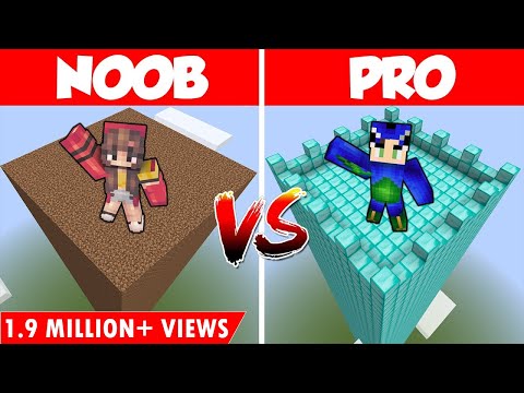 Minecraft BEST DEFENSE TOWER BUILD CHALLENGE | NOOB vs PRO 😱 (Hindi)