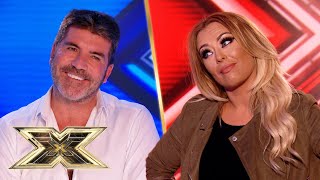 FLIRTY audition gives Simon the giggles! | The X Factor UK