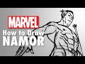 How to Draw Namor LIVE w/ Alitha E. Martinez
