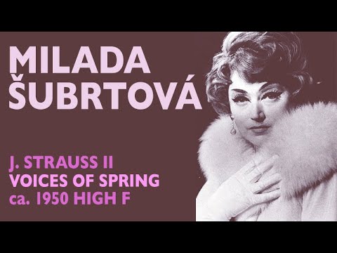 Glass Shatterers! Milada Subrtova's rare coloratura venture