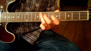 Straight No Chaser melody on guitar