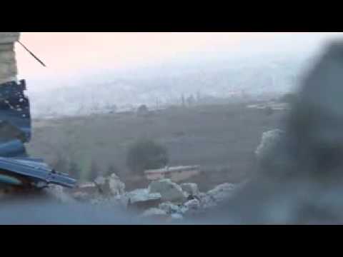 رصد واستطلاع لنقاط قوات النظام داخل معسكر وادي الضيف في ريف ادلب من قبل لواء أحرار العشائر