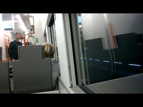 Trainride in the new nsb Stadler Flirt Type74 train (norway)