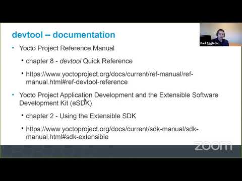 Yocto Project Dev Day Virtual 2020 #9: Yocto Project® devtool Overviewand Hands-On
