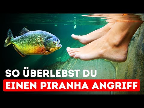 Der einzige Weg einem Schwarm Piranhas zu entkommen