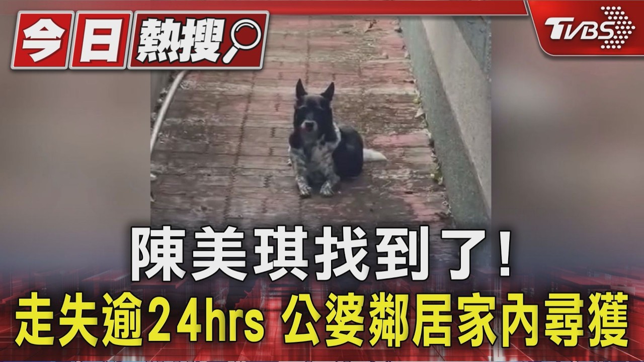 「陳美琪」平安歸來!尋獲者意外揭「驚人巧合」關係曝